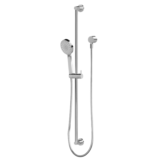 Vivid Slimline Extended Rail Shower Chrome