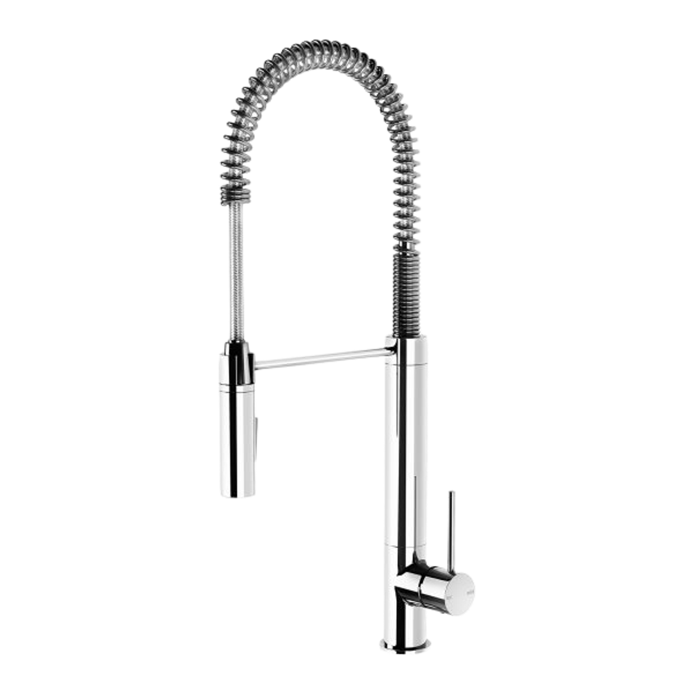 Vivid Slimline Tall Spring Sink Mixer 200mm Chrome