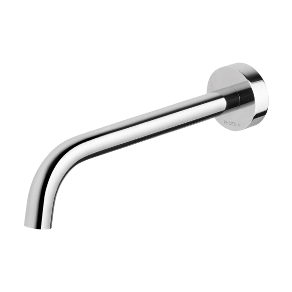 Vivid Slimline Bath Outlet 230mm Curved Chrome