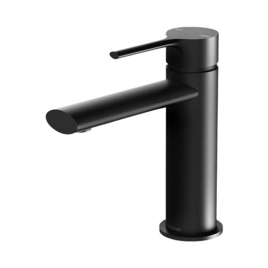 Vivid Slimline Oval Basin Mixer Matte Black