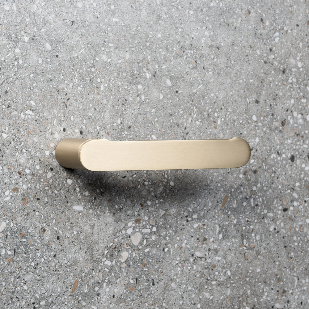 Ascari Brushed Brass Gold Toilet Roll Holder