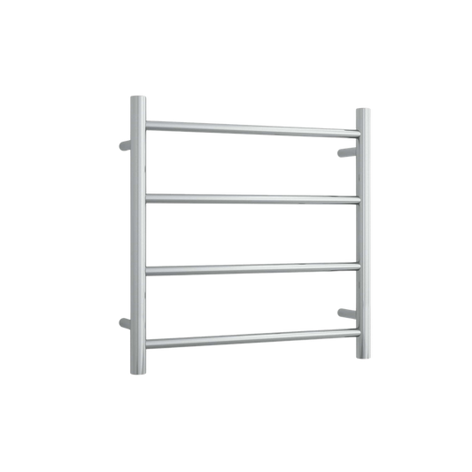 12Volt Round Ladder Heated Towel Rail 550mm Polished Stainless Steel