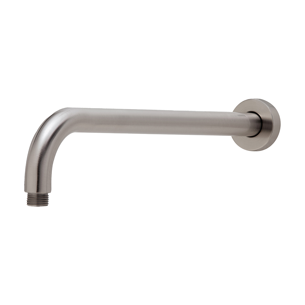 Vivid Shower Arm 400mm Round Brushed Nickel