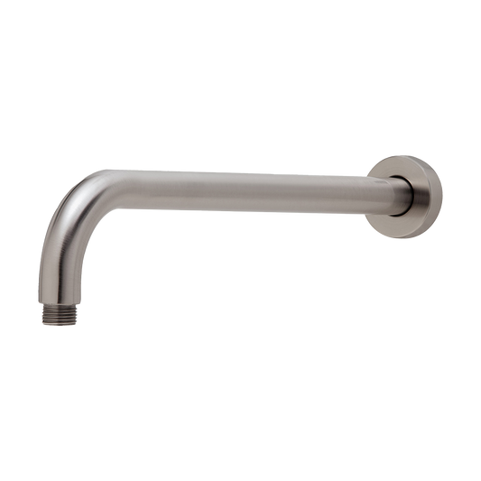 Vivid Shower Arm 400mm Round Brushed Nickel