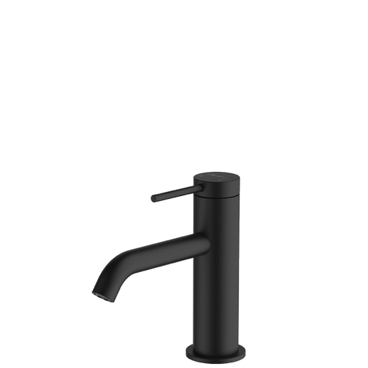 Venice Curved Basin Mixer Matte Black