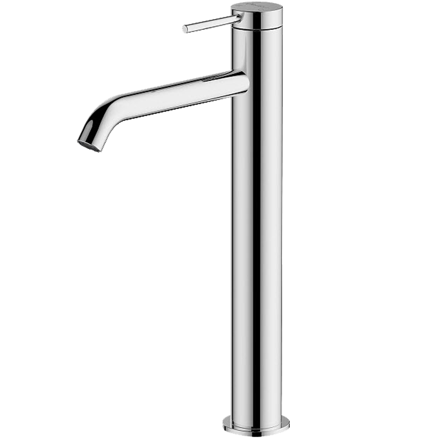 Venice Curved Tower Basin Mixer Chrome