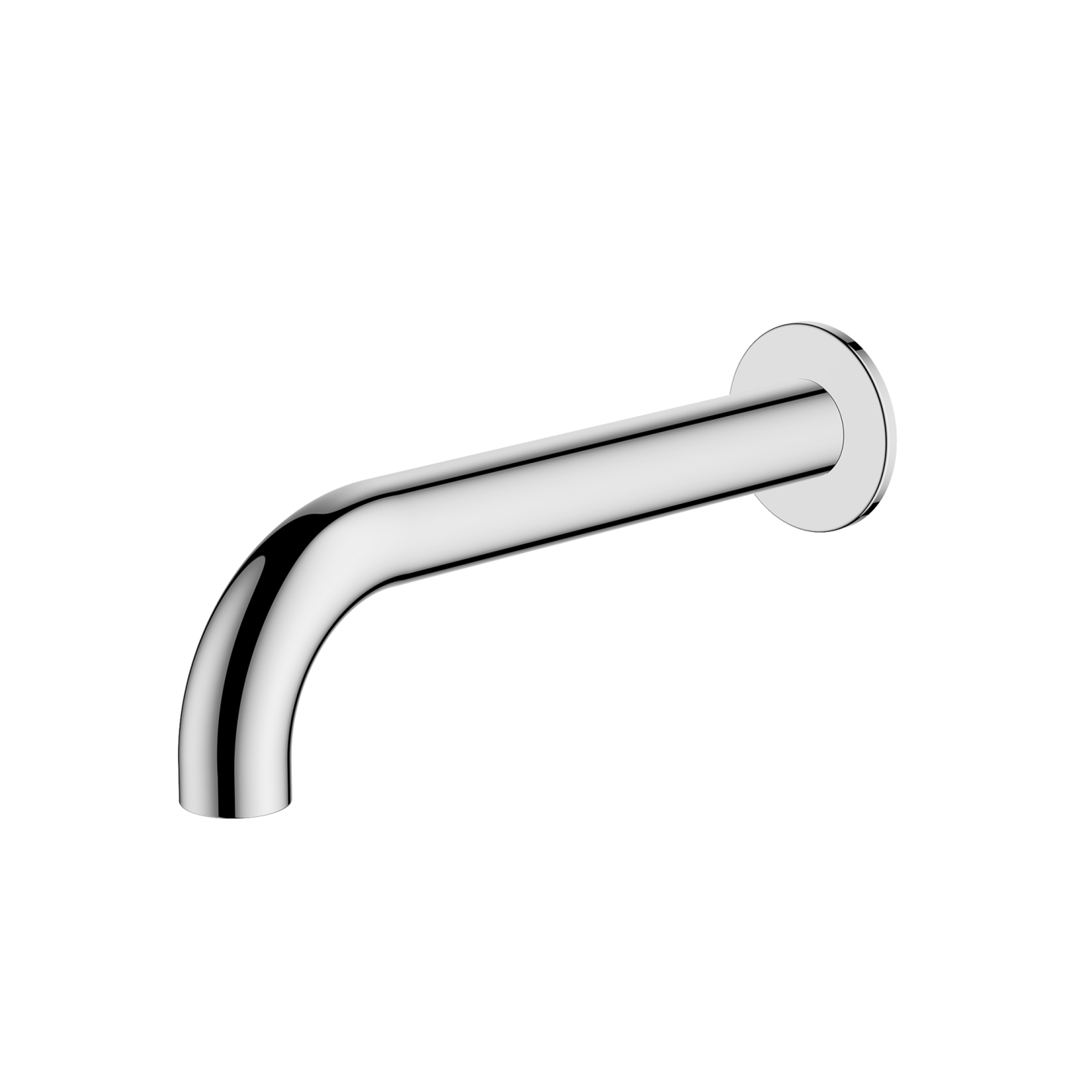 Venice Curved Wall Spout Chrome