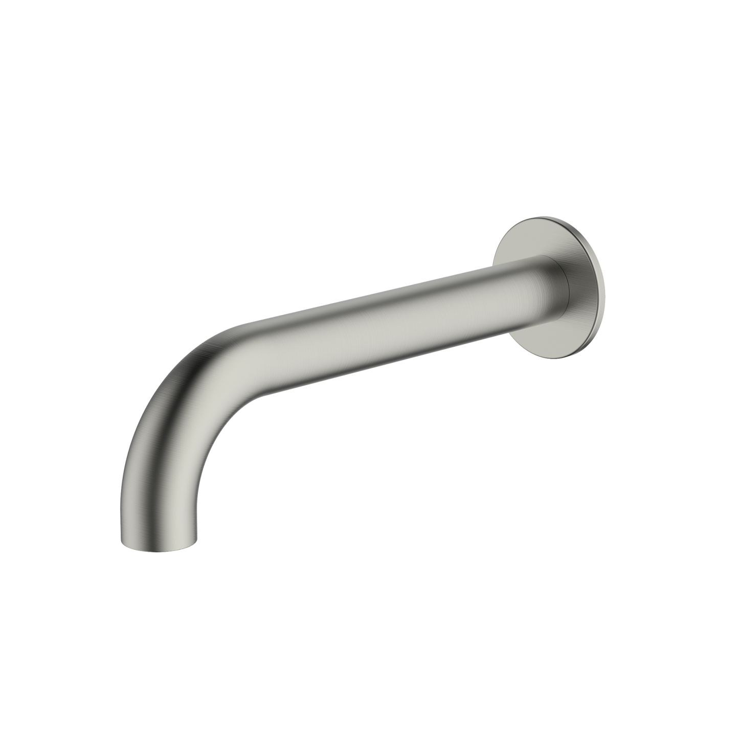 Venice Curved Wall Spout Brushed Nickel