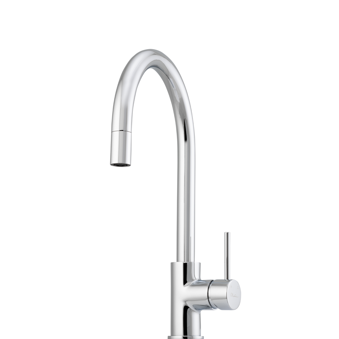 Venice Pull Out Goose Neck Mixer Chrome