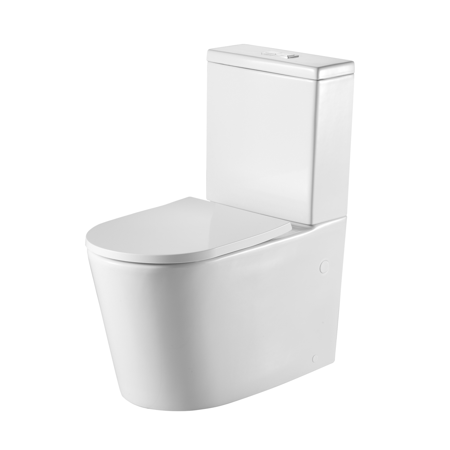 Vienna Back To Wall Toilet Suite White