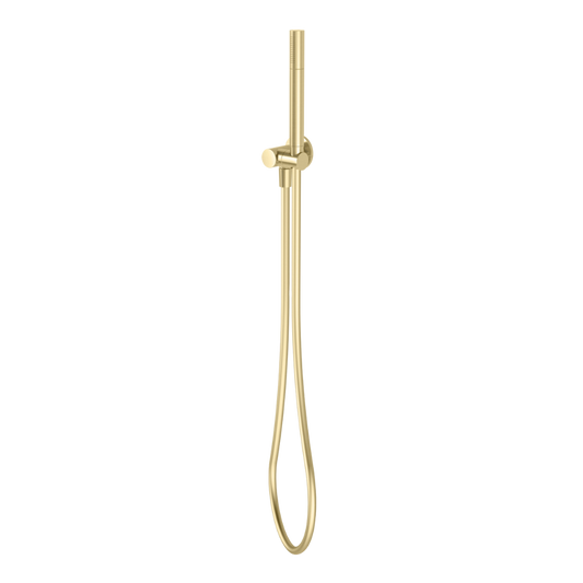 Vivid Slimline Microphone Hand Shower Brushed Gold