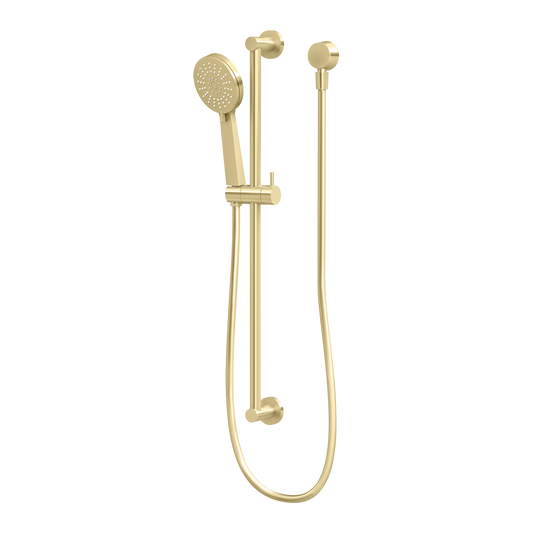 Vivid Slimline Rail Shower Brushed Gold