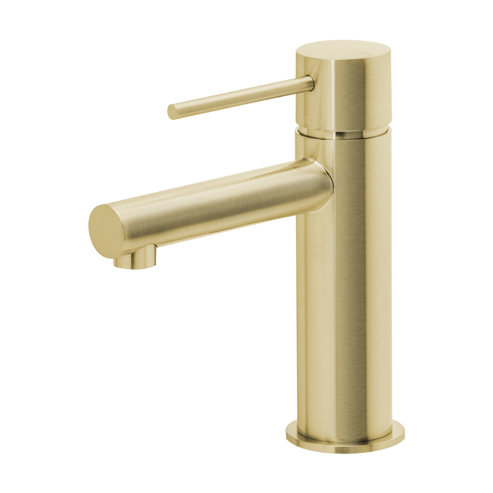 Vivid Slimline Basin Mixer Brushed Gold