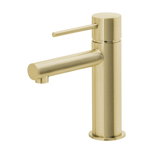 Vivid Slimline Basin Mixer Brushed Gold