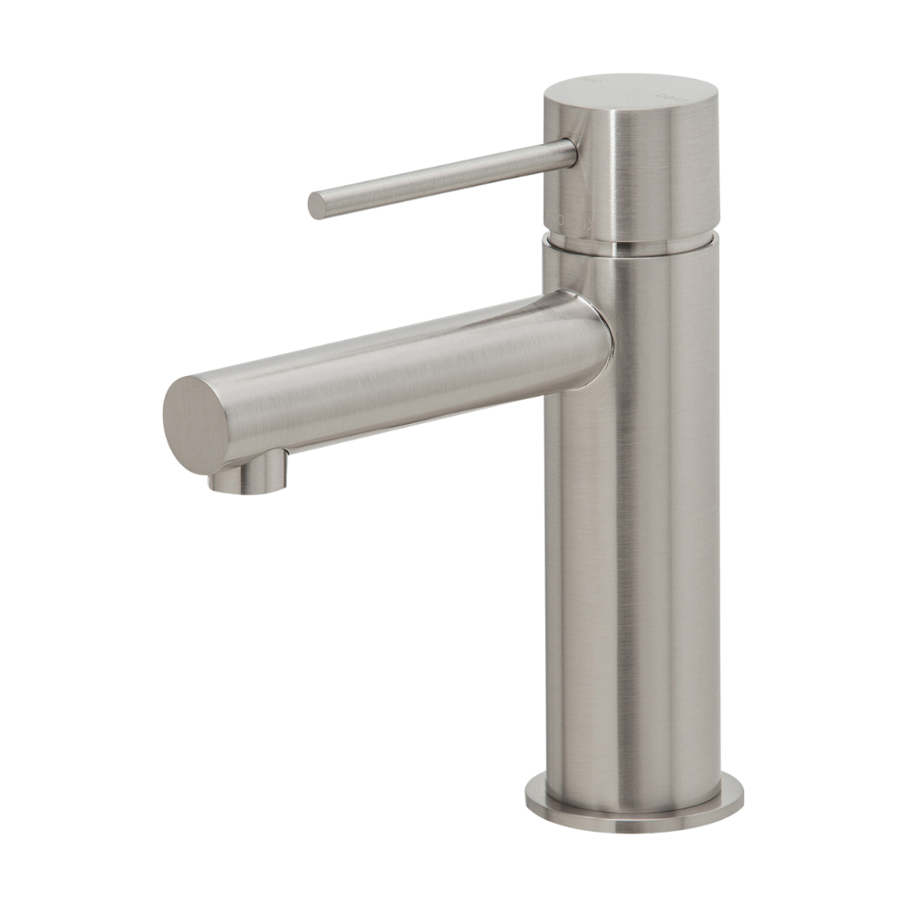 Vivid Slimline Basin Mixer Brushed Nickel