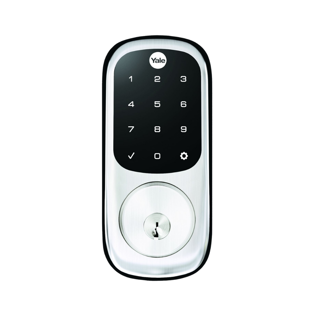 Yale Assure Keyed Electronic Digital Deadbolt Satin Chrome with Home Module