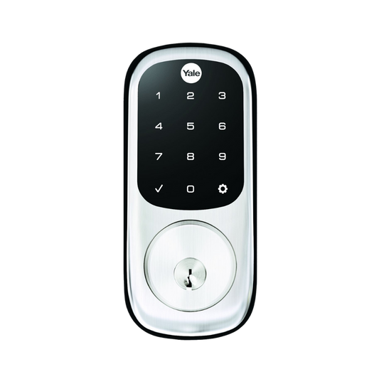 Yale Assure Keyed Electronic Digital Deadbolt Satin Chrome with Home Module