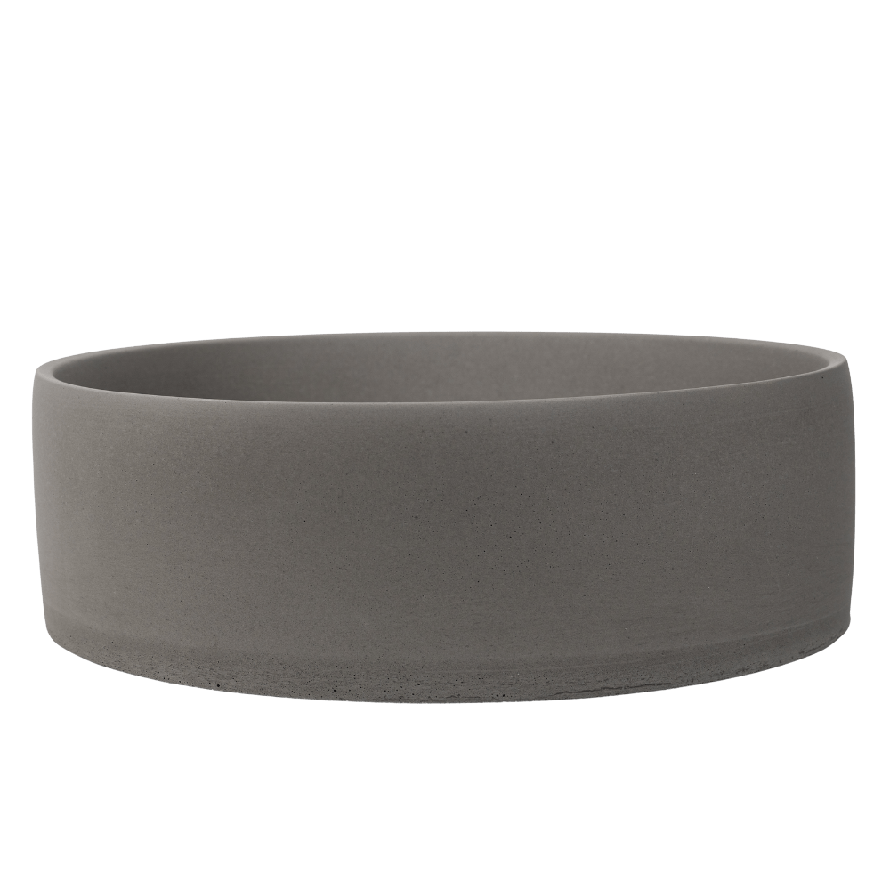 Buildmat Concrete Basin Meteor Grey Cameron Meteor Grey Circle Concrete Basin